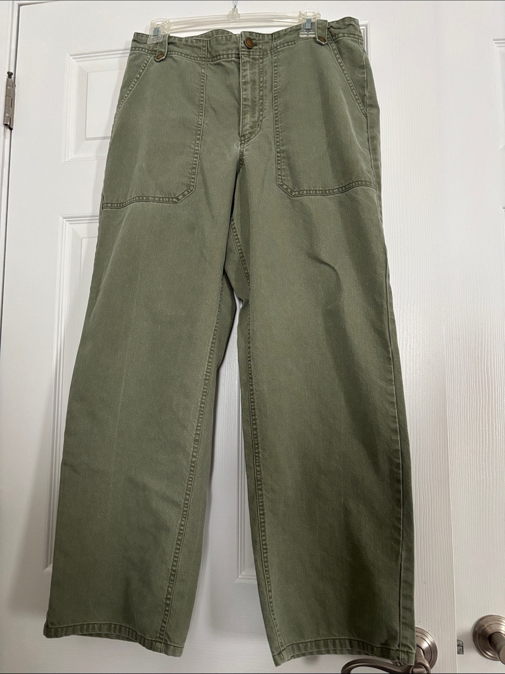 Universal Thread Olive Green Wide Leg Utility Pants